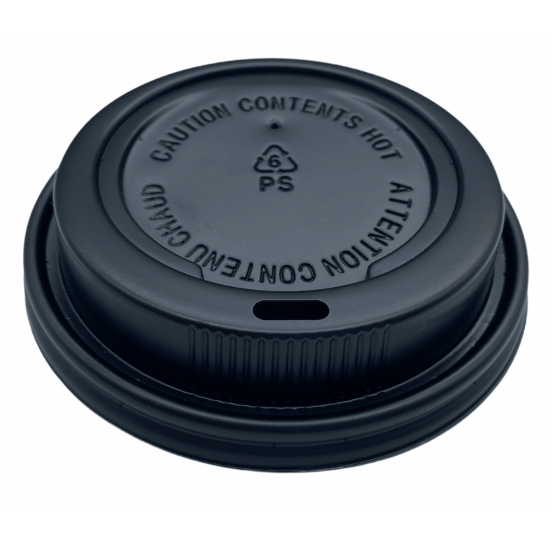 Tapa de Poliestireno Para Vaso Papel Blanco 12 y 16oz, Manga 50 pz