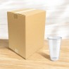Caja de Vasos de Plástico Transparente 16 oz - Paquete de 1000 Piezas
