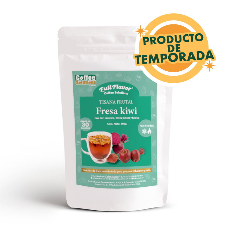 Tisana Frutal Full Flavor Sabor Fresa Kiwi – Bolsa de 100 g