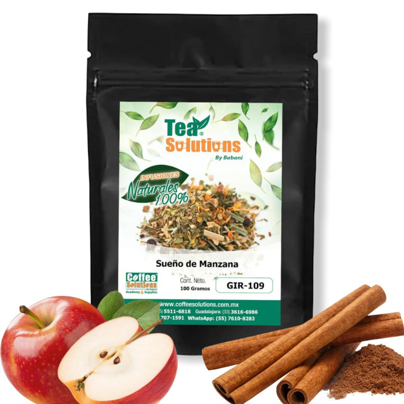 Tisana Sabor Sueño de Manzana, Bolsa con 100 Gramos