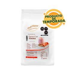 Polvo Full Flavor Sabor Fresas con Crema – Bolsa de 1.kg