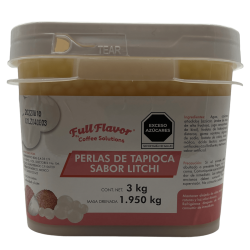 Perlas Explosivas Sabor Litchi, Bote de 3 Kilos