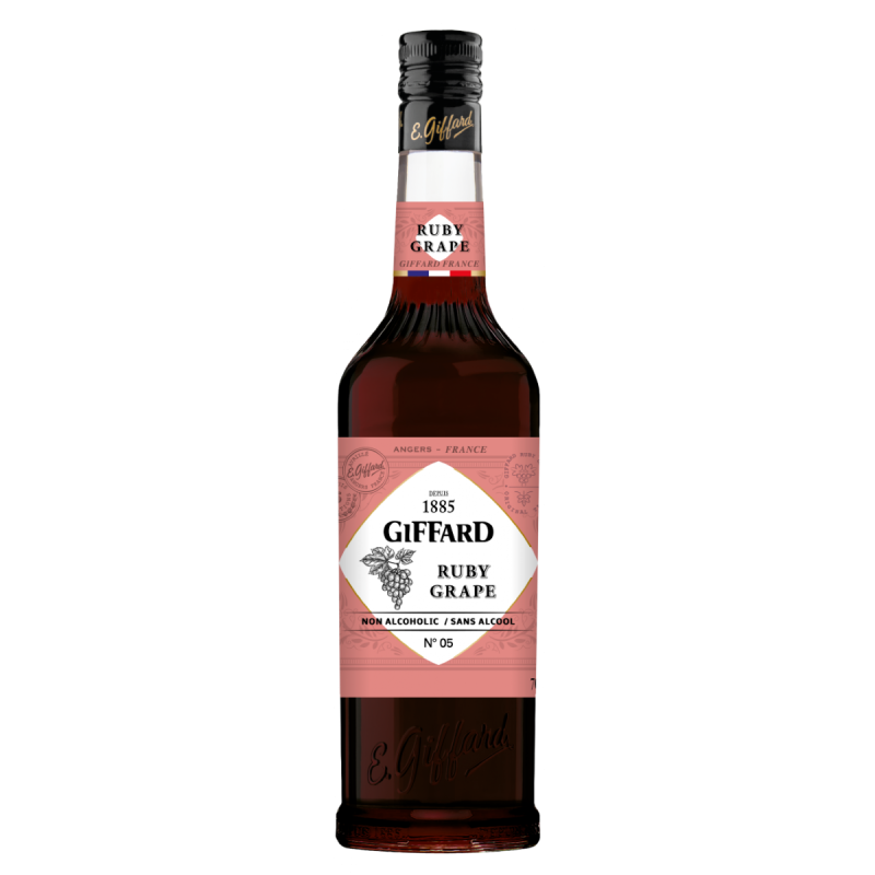 Jarabe Giffard Ruby Grape Sin Alcohol (Uva Roja) – Botella de 700 ml
