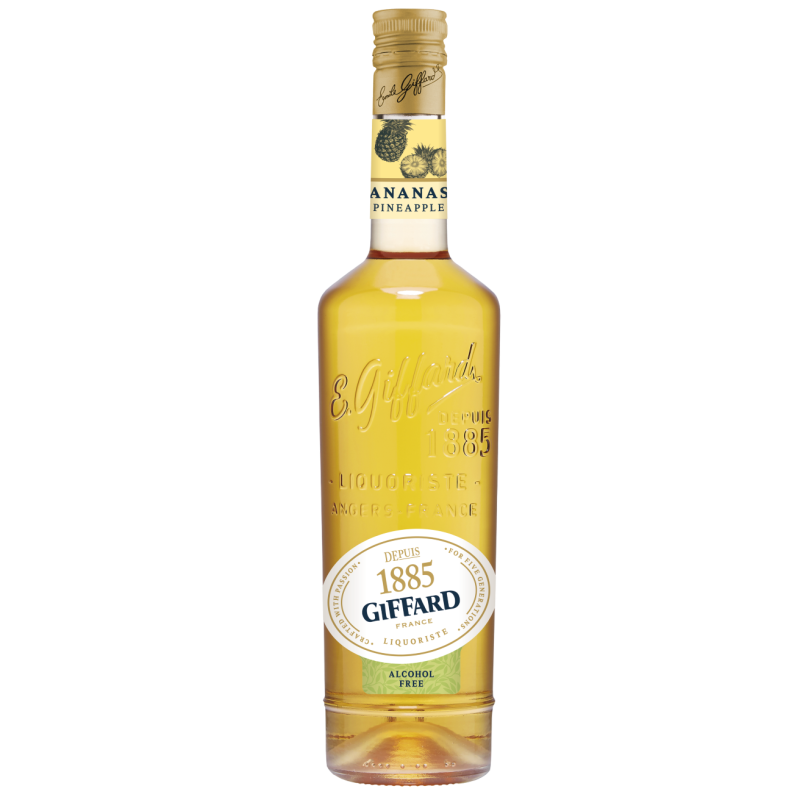 Jarabe Giffard Sin Alcohol Sabor Ananas (Piña) – Botella de 700 ml