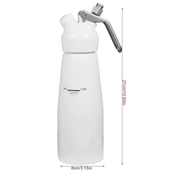 Dispensador de Crema Batida / Sifón Checo Color BLANCO