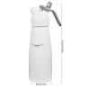 Dispensador de Crema Batida / Sifón Checo Color BLANCO