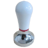 Coffee Tamper PROFESIONAL Mango de Color Blanco