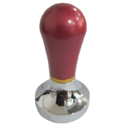Coffee Tamper PROFESIONAL Mango de Color Rosa