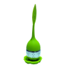 Infusor de Silicon y Acero Inoxidable Diseño Hoja