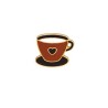Pin en Forma de Taza de Café con Corazón - Accesorio para Amantes del Café