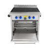 Estufa Comercial Extrapesada de 4 Quemadores y Horno