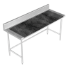 Mesa de Amasijo con Alambrín SIN Entrepaño - 1.50 X 0.70 X 0.90   Acero Inoxidable Tipo 304