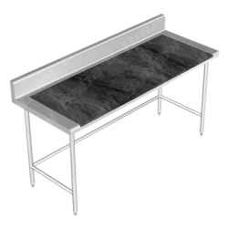 Mesa de Amasijo con Alambrín SIN Entrepaño - 1.80 X 0.70 X 0.90   Acero Inoxidable Tipo 304