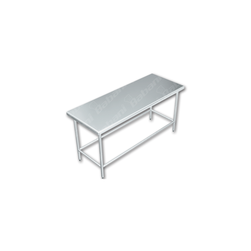 Mesa de Trabajo en Isla SIN Entrepaño - 1.00 X 0.70 X 0.90   Acero Inoxidable Tipo 304