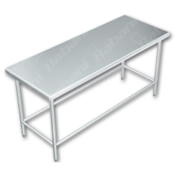 Mesa de Trabajo en Isla SIN Entrepaño - 1.00 X 0.70 X 0.90   Acero Inoxidable Tipo 441
