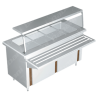 Gabinete Baño María Eléctrico para 6 Insertos - 2.10 X 0.70 X 0.90   A.I. 220V Tipo 304