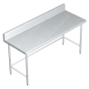Mesa de Trabajo SIN Entrepaño - 1.50 X 0.70 X 0.90   Acero Inoxidable Tipo 441