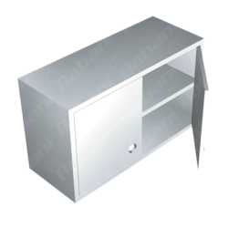 Alacena a Muro con 3 Puertas Abatibles - 1.50 X 0.40 X 0.60  Acero Inoxidable Tipo 304