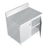 Gabinete Cerrado a Muro - 1.00 X 0.70 X 0.90   Acero Inoxidable Tipo 304