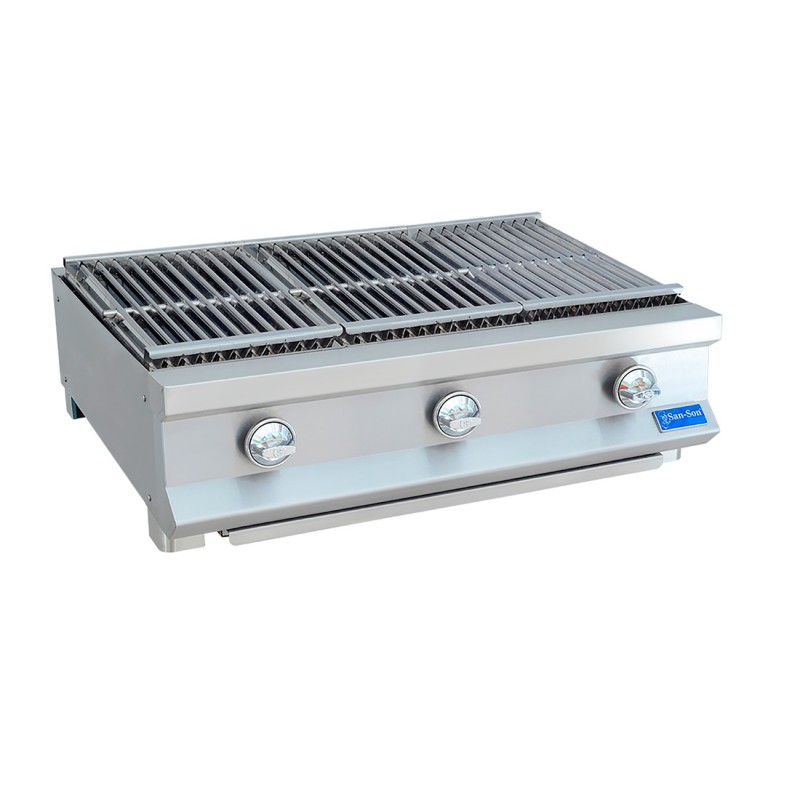 Asador Radiante San-Son de 36 Pulgadas, 3 Quemadores.