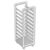 Rack Sencillo para 12 Charolas - 0.55 X 0.70 X 1.80   Acero Inoxidable Tipo 441