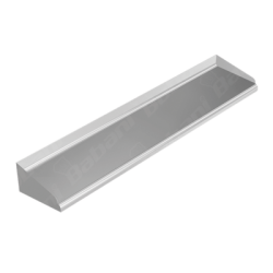 Repisa de Pared 1.00 x 0.30 x 0.05 Acero Inoxidable Tipo 304
