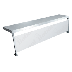 Repisa Protectora contra Estornudos - 2.00 x 0.30 x 0.40    Acero Inoxidable Tipo 304