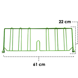 Divisor de Entrepaño Para Anaquel 61 cm, 1pz