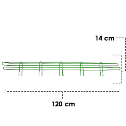Protector Lateral Para Anaquel 120cm, 1pz