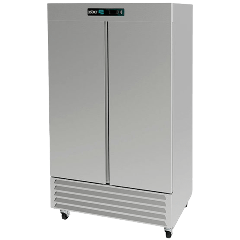 Conservador de Congelados de 37”, 2 Puertas Solidas de Acero Inoxidable. Modelo ARF-37-PE
