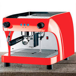 Paquete Básico Cafetería (Cafetera Ruby Roja + Molino Tranquilo Tron) 1 Año de Garantía.