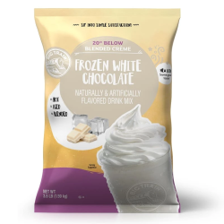 Polvo Big Train 20 Below White Chocolate – Bolsa de 1.59 kg (3.5 LBS)