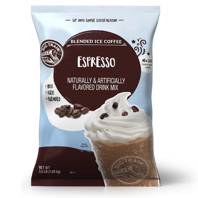 Polvo Big Train Espresso – Bolsa de 1.59 kg (3.5 LBS)