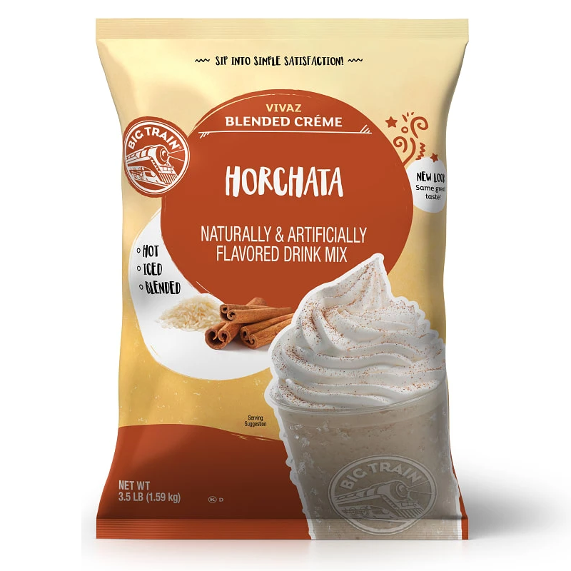 Polvo Big Train Sabor Horchata – Bolsa de 1.59 kg (3.5 LBS)